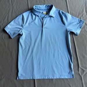 Boys Golf Tennis Polo Nicklaus Size M Blue Stripes